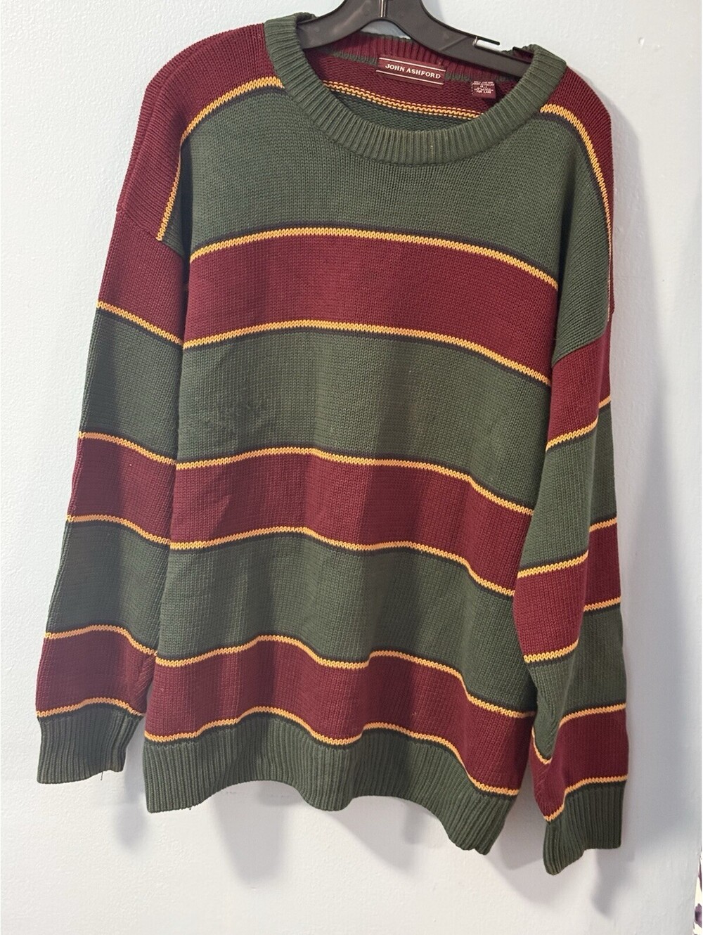 John Ashford Sweater Mens Large  Vintage